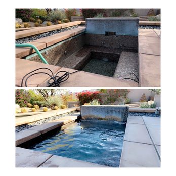 MG Pools - Glass tile clean. - Pool Cleaners Near Me