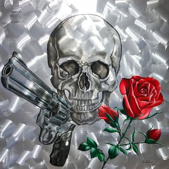 Galeria Frank Krüger - Love & Crime II // 2017 // 140x140cm // Öl auf Aluminium - Art Galleries Near Me - Berlin, BE Galeria Frank Krüger - Love & Crime II // 2017 // 140x140cm // Öl auf Aluminium - Art Galleries Near Me - Berlin, BE