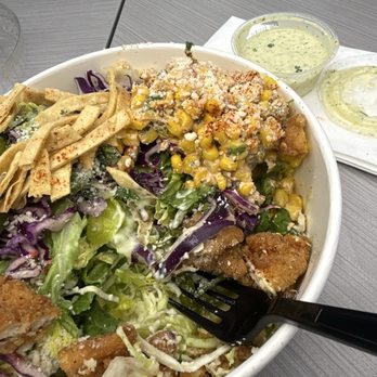 Starbird Chicken - Elote Chop Salad - Chicken Shop Near Me - Pleasanton, California Starbird Chicken - Elote Chop Salad - Chicken Shop Near Me - Pleasanton, California