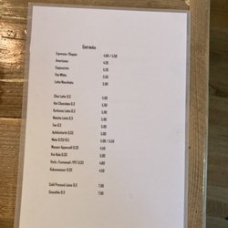 Klara's kitchen - Menu
