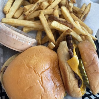 Smashed Burbank - SMASH SINGLE with fries. - Burgers Near Me - Burbank, California
