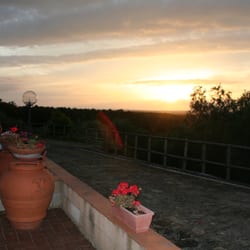 Residence Il Poggetto - Aussicht über Olivenhaine bis zum Meer