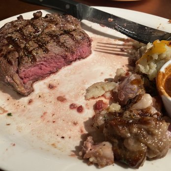 Cheddar's Scratch Kitchen - This is a 14 oz. Ribeye* and the manager came out to the table to lie about this steak being medium-rare. - American Near Me - Houston, Texas