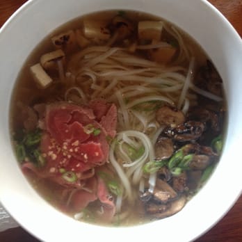 Mopho - Pho with mushrooms, tofu, and flank - Vietnamese Near Me - New Orleans, Louisiana