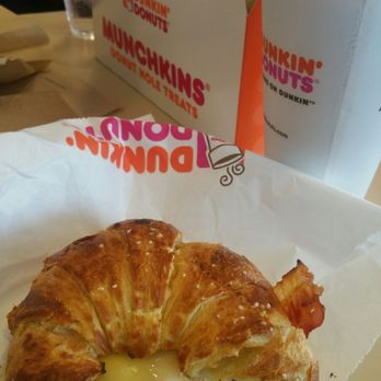 Dunkin' - Pretzel croissant with cold cheese! Why? - Donuts Near Me - Santa Clarita, California