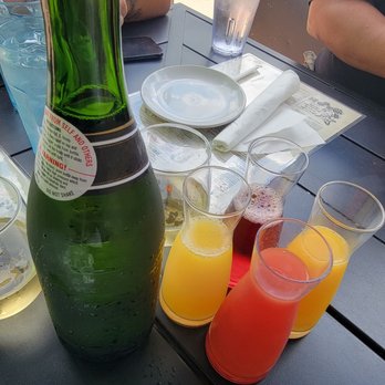 F&D Cantina - Bottomless mimosas with Orange Juice, Pineapple Juice, Cranberry juice, and Guava Juice. - Mexican Near Me - Orlando, Florida F&D Cantina - Bottomless mimosas with Orange Juice, Pineapple Juice, Cranberry juice, and Guava Juice. - Mexican Near Me - Orlando, Florida