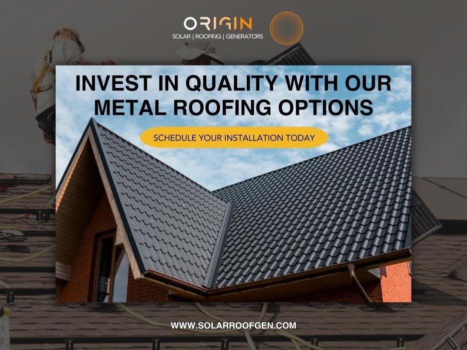 Slide of Origin Solar, Roofing, and Generators