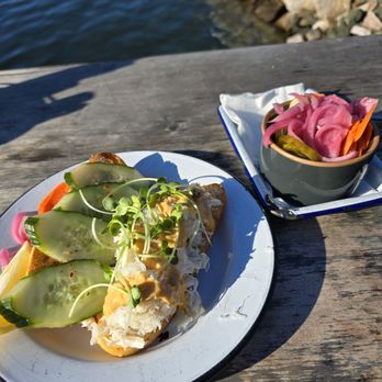 The Marshall Store - Crab sandwich + pickled veggies - Seafood Near Me - Marshall, California