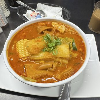 El Sabroso Grill - Caldo de pata. - Salvadoran Near Me - Whittier, California
