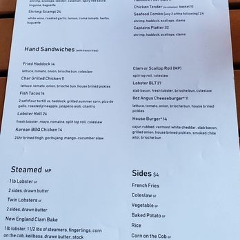 Eastmans Dockside Dining - Menu - Seafood Near Me - Seabrook, New Hampshire