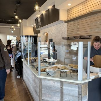 Raised Bakery & Cafe - Baked goods counter. - Bakeries Near Me - West Chicago, Illinois