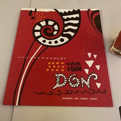 Don Camaleone - Menu cover