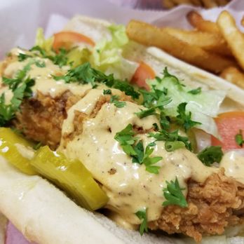 Mr Shrimp - Snapper po boy - Seafood Near Me - Lake Worth, Florida Mr Shrimp - Snapper po boy - Seafood Near Me - Lake Worth, Florida