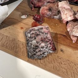 The Meat Corner - This is the size of the tail of Rohu fish that weigh 8.75lb