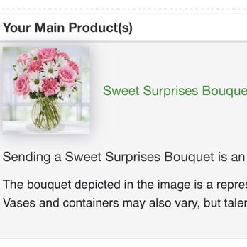 Avas Flowers - What I ordered - Florists Near Me