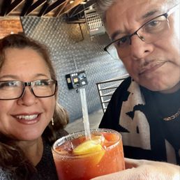 The look of approval of a delicious Bloody Mary breakfast The look of approval of a delicious Bloody Mary breakfast