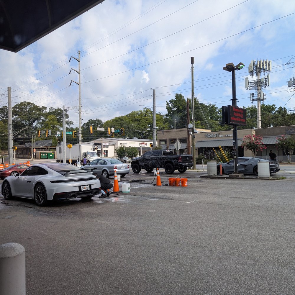 Auto Spa Bistro - Outside on Saturday, June 21, 2025 at 9:39 AM EDT. View from inside the restaurant, bar, and lounge. - New American Near Me - Atlanta, Georgia Auto Spa Bistro - Outside on Saturday, June 21, 2025 at 9:39 AM EDT. View from inside the restaurant, bar, and lounge. - New American Near Me - Atlanta, Georgia