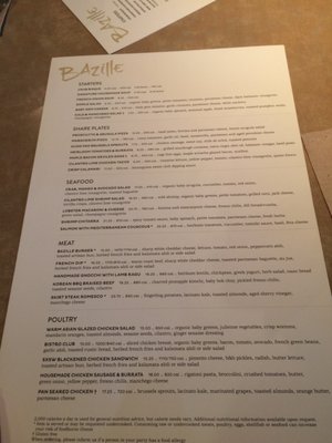 Menu photo 3 Bazille at Nordstrom Houston, TX Menu photo 3 Bazille at Nordstrom Houston, TX