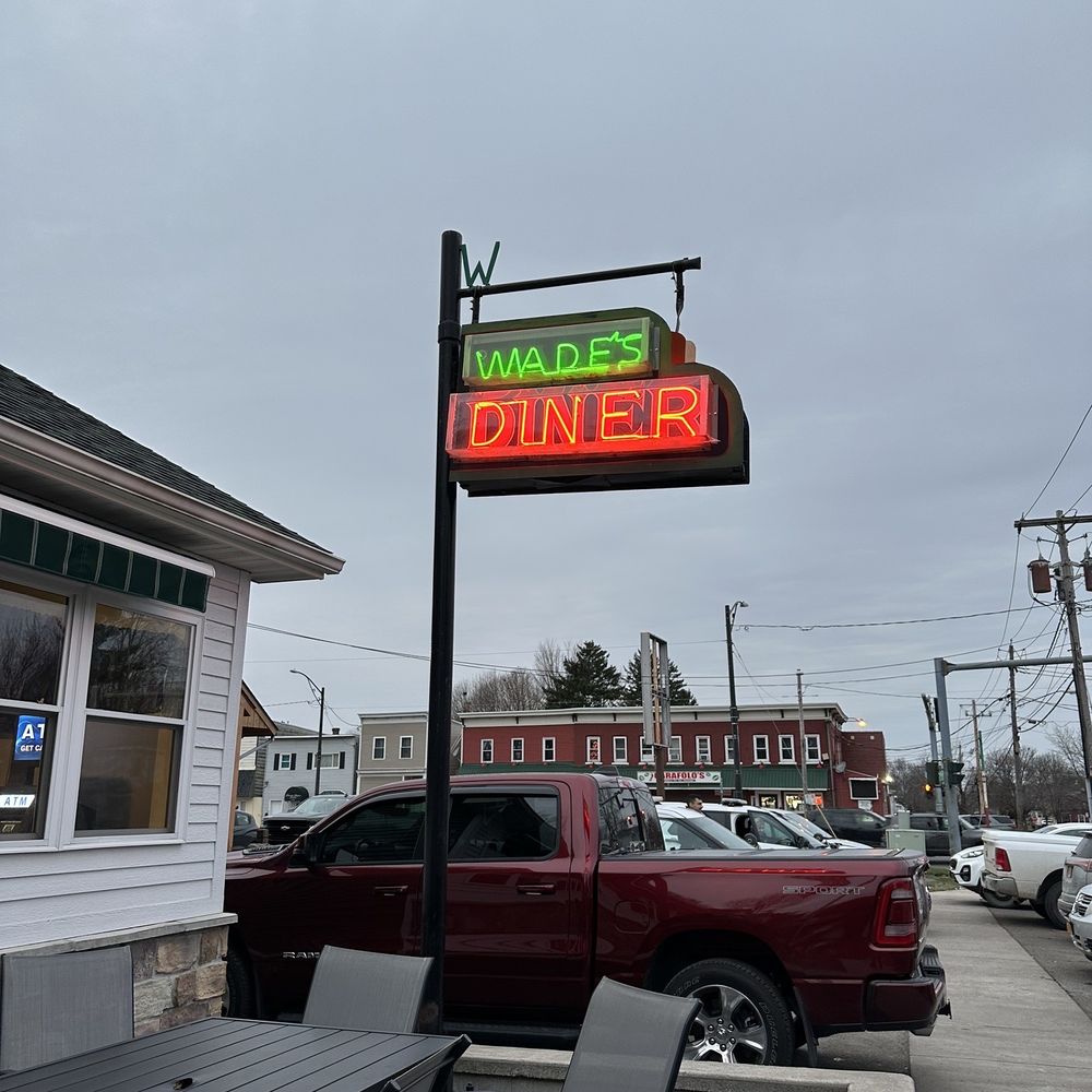 Wade's Diner - Outside sign - Diners Near Me - Oswego, New York Wade's Diner - Outside sign - Diners Near Me - Oswego, New York