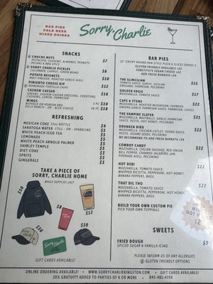 Menu photo 3 Sorry, Charlie Kingston, NY Menu photo 3 Sorry, Charlie Kingston, NY