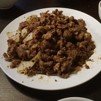 Chinese Noodle Restaurant - Xinjiang Stir Fried BBQ Lamb - Chinese Near Me - Sydney, NSW