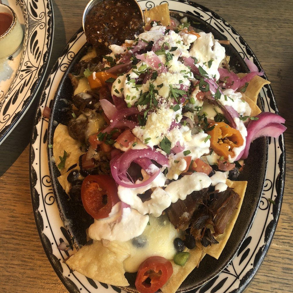 Barrio - Barrio Nachos - with carnitas - Mexican Near Me - Chicago, Illinois Barrio - Barrio Nachos - with carnitas - Mexican Near Me - Chicago, Illinois