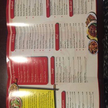 Fortune Cuisine - Inside of menu flyer - Chinese Near Me - Sandy, Utah