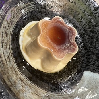 Yuubi Sushi - They gifted us with this egg pudding. So nice! - Sushi Bars Near Me - Beaverton, Oregon Yuubi Sushi - They gifted us with this egg pudding. So nice! - Sushi Bars Near Me - Beaverton, Oregon