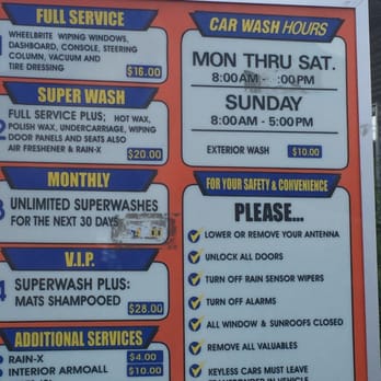 Woodbury Royal Car Wash - Price List - Car Wash Near Me - Plainview, New York