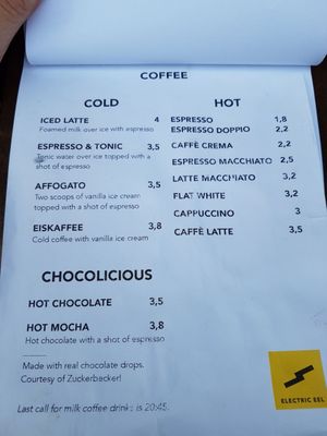 Menu photo 5 Electric Eel Karlsruhe, BW Menu photo 5 Electric Eel Karlsruhe, BW