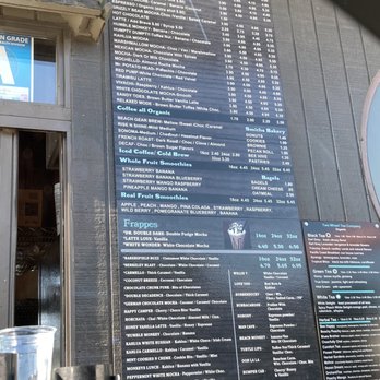 The Filling Station - a menu on the outside of the building - Coffee & Tea Near Me - Bakersfield, California The Filling Station - a menu on the outside of the building - Coffee & Tea Near Me - Bakersfield, California
