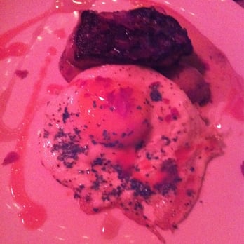 Traif - Seared Fois with sunny egg - New American Near Me - Brooklyn, New York Traif - Seared Fois with sunny egg - New American Near Me - Brooklyn, New York