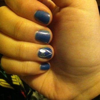 J'aime Nails - My mani with a little nail art :) - Nail Salons Near Me - Astoria, New York