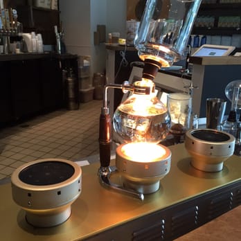Siphon Coffee - Process burns up coffee flavor - Cafes Near Me - Houston, Texas