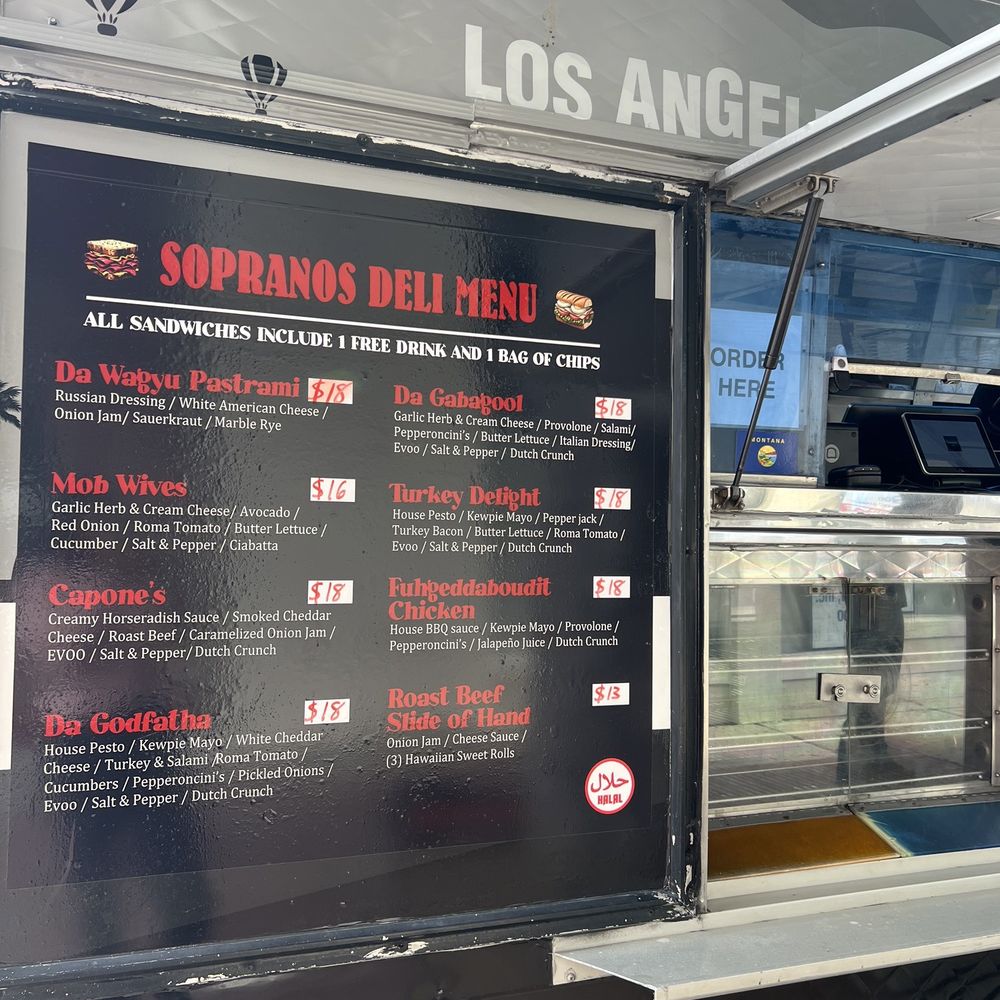 Sopranos Deli - Love the names on the menu! - Delis Near Me Sopranos Deli - Love the names on the menu! - Delis Near Me