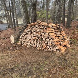Vining Tree And Property - The firewood neatly stacked, not thrown in a pile.