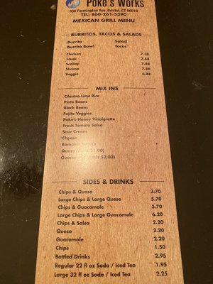 Menu photo 2 Poke's Works Bristol, CT