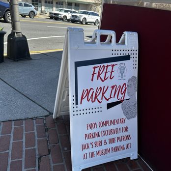 Jack’s Surf & Turf - Free parking right across the street at the museum is very convenient! - Seafood Near Me - Montclair, New Jersey