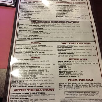 Roadhouse 52 - Menu got bigger than last time. - Barbeque Near Me - Manhattan, Illinois Roadhouse 52 - Menu got bigger than last time. - Barbeque Near Me - Manhattan, Illinois