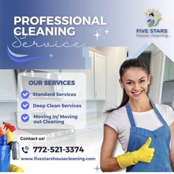 Five Stars House Cleaning - Book now your free quote