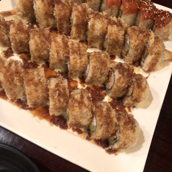 Crazy Fish - Spicy Salmon Tempura Special Vegas Roll Super Crunchy Shrimp Roll - Sushi Bars Near Me - Albuquerque, New Mexico
