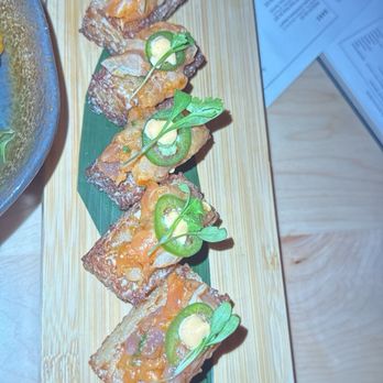 O-Ku - Crispy rice , rock shrimp, , blazing saddles, ocean side, and desert - Sushi Bars Near Me - Tampa, Florida O-Ku - Crispy rice , rock shrimp, , blazing saddles, ocean side, and desert - Sushi Bars Near Me - Tampa, Florida