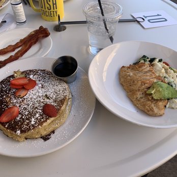 Dish Society - Single Pancake - New American Near Me - Katy, Texas Dish Society - Single Pancake - New American Near Me - Katy, Texas