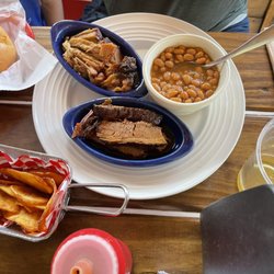 The Boathouse Grill & Creamery - Smoked brisket and pork