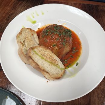 Fattoria E Mare - Meatball with sourdough - Italian Near Me - Half Moon Bay, California