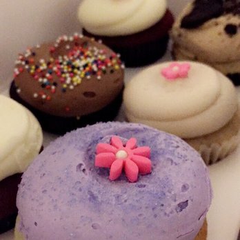 Georgetown Cupcake - Lavender earl grey in the front, milk chocolate birthday cake and vanilla in the middle, red velvet and cookies&cream in the back. - Cupcakes Near Me - Washington, DC, District of Columbia Georgetown Cupcake - Lavender earl grey in the front, milk chocolate birthday cake and vanilla in the middle, red velvet and cookies&cream in the back. - Cupcakes Near Me - Washington, DC, District of Columbia