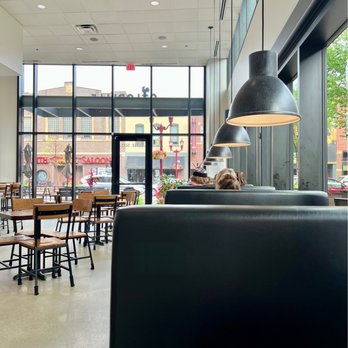 Nolabelle Kitchen + Bar - Inside seating area - Burgers Near Me - Mankato, Minnesota Nolabelle Kitchen + Bar - Inside seating area - Burgers Near Me - Mankato, Minnesota