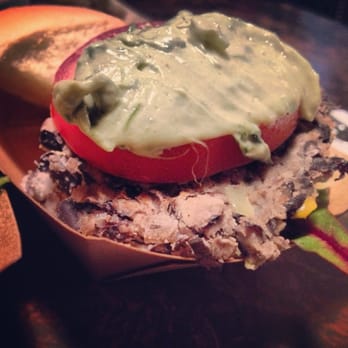 Green Dot Stables - Black bean w/ avocado sour cream - Bars Near Me - Detroit, Michigan
