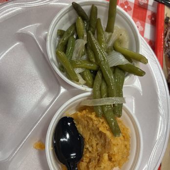 Black's Barbecue Lockhart - Sides beans and rice - Barbeque Near Me - Lockhart, Texas