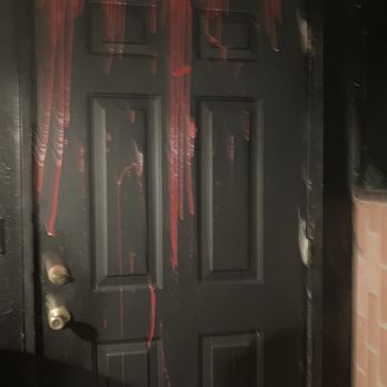 Clown Motel - Interior of door - Hotels Near Me - Tonopah, Nevada